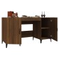 Scrivania Rovere Marrone 140x50x75 cm in Legno Multistrato Scrivania Rovere Marrone 140x50x75 cm in Legno Multistrato