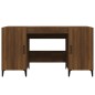 Scrivania Rovere Marrone 140x50x75 cm in Legno Multistrato Scrivania Rovere Marrone 140x50x75 cm in Legno Multistrato