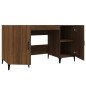 Scrivania Rovere Marrone 140x50x75 cm in Legno Multistrato Scrivania Rovere Marrone 140x50x75 cm in Legno Multistrato