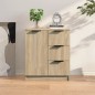 Credenza Rovere Sonoma 60x30x70 cm in Legno Multistrato Credenza Rovere Sonoma 60x30x70 cm in Legno Multistrato