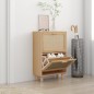 Scarpiera Marrone52x25x80cm Legno Multistrato e Rattan Naturale Scarpiera Marrone52x25x80cm Legno Multistrato e Rattan Naturale