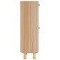 Scarpiera Marrone52x25x80cm Legno Multistrato e Rattan Naturale Scarpiera Marrone52x25x80cm Legno Multistrato e Rattan Naturale
