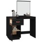 Toeletta Nera 95x50x134 cm in Legno Massello di Pino Toeletta Nera 95x50x134 cm in Legno Massello di Pino