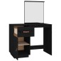 Toeletta Nera 95x50x134 cm in Legno Massello di Pino Toeletta Nera 95x50x134 cm in Legno Massello di Pino