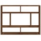 vidaXL Mensola a Muro Rovere Marrone 75x16x55 cm in Legno Multistrato