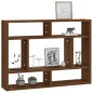 vidaXL Mensola a Muro Rovere Marrone 75x16x55 cm in Legno Multistrato