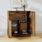 vidaXL Credenza Rovere Fumo 60x30x70 cm in Legno Multistrato vidaXL Credenza Rovere Fumo 60x30x70 cm in Legno Multistrato