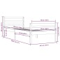 vidaXL Giroletto Miele in Legno Massello 90x190 cm Single vidaXL Giroletto Miele in Legno Massello 90x190 cm Single