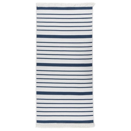 Tappeto Blu Marino 100x200 cm in Cotone