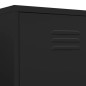 vidaXL Armadio Nero 90x50x180 cm in Acciaio vidaXL Armadio Nero 90x50x180 cm in Acciaio