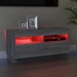 vidaXL Mobile Porta TV con Luci LED Grigio Sonoma 80x35x40 cm vidaXL Mobile Porta TV con Luci LED Grigio Sonoma 80x35x40 cm