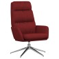 vidaXL Sedia Relax Rosso Vino in Tessuto vidaXL Sedia Relax Rosso Vino in Tessuto