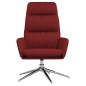 vidaXL Sedia Relax Rosso Vino in Tessuto vidaXL Sedia Relax Rosso Vino in Tessuto