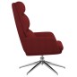 vidaXL Sedia Relax Rosso Vino in Tessuto vidaXL Sedia Relax Rosso Vino in Tessuto