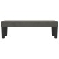 vidaXL Panca Grigio Scuro 100x30x30 cm in Velluto vidaXL Panca Grigio Scuro 100x30x30 cm in Velluto