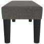 vidaXL Panca Grigio Scuro 100x30x30 cm in Velluto vidaXL Panca Grigio Scuro 100x30x30 cm in Velluto