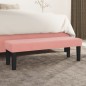 vidaXL Panca Rosa 100x30x30 cm in Velluto vidaXL Panca Rosa 100x30x30 cm in Velluto