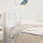 vidaXL Testiera Bianco 100x5x78/88 cm in Similpelle vidaXL Testiera Bianco 100x5x78/88 cm in Similpelle