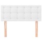 vidaXL Testiera Bianco 100x5x78/88 cm in Similpelle vidaXL Testiera Bianco 100x5x78/88 cm in Similpelle