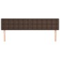 vidaXL Testiera 2 pz Marrone 80x5x78/88 cm in Similpelle vidaXL Testiera 2 pz Marrone 80x5x78/88 cm in Similpelle
