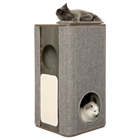Jack and Vanilla Torre Tiragraffi per Gatti Molly 38x38x73 cm Grigia