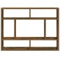 vidaXL Mensola a Muro Rovere Fumo 75x16x55 cm in Legno Multistrato