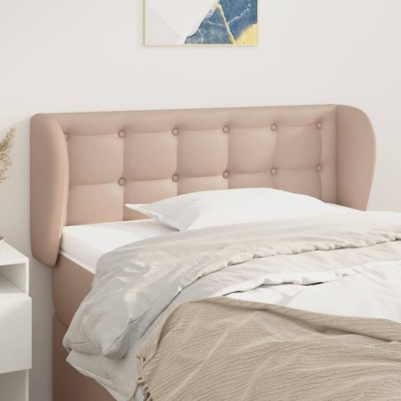 vidaXL Testiera ad Orecchio Cappuccino 93x23x78/88 cm in Similpelle