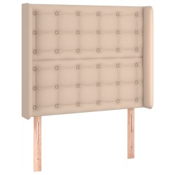 vidaXL Testiera ad Orecchio Cappuccino 83x16x118/128 cm in Similpelle