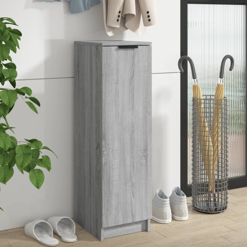 Scarpiera Grigio Sonoma 30x35x100 cm in Legno Multistrato Scarpiera Grigio Sonoma 30x35x100 cm in Legno Multistrato