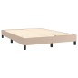 vidaXL Giroletto Molle Materasso e LED Cappuccino 140x200cm Similpelle vidaXL Giroletto Molle Materasso e LED Cappuccino 140x200cm Similpelle