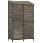 Capanno Giardino Antracite 102x52x174,5 cm Legno Massello Abete Capanno Giardino Antracite 102x52x174,5 cm Legno Massello Abete