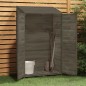 Capanno Giardino Antracite 102x52x174,5 cm Legno Massello Abete Capanno Giardino Antracite 102x52x174,5 cm Legno Massello Abete