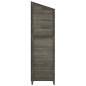 Capanno Giardino Antracite 102x52x174,5 cm Legno Massello Abete Capanno Giardino Antracite 102x52x174,5 cm Legno Massello Abete