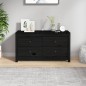 Armadietto Miele nero 100x40x54 cm in Legno Massello di Pino Armadietto Miele nero 100x40x54 cm in Legno Massello di Pino