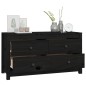 Armadietto Miele nero 100x40x54 cm in Legno Massello di Pino Armadietto Miele nero 100x40x54 cm in Legno Massello di Pino