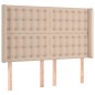 vidaXL Giroletto Molle Materasso e LED Cappuccino 140x200cm Similpelle vidaXL Giroletto Molle Materasso e LED Cappuccino 140x200cm Similpelle