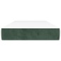 Materasso a Molle Verde Scuro 80x200x20 cm in Velluto Materasso a Molle Verde Scuro 80x200x20 cm in Velluto