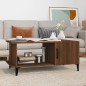 vidaXL Tavolino da Salotto Rovere Marrone 90x50x40cm Legno Multistrato vidaXL Tavolino da Salotto Rovere Marrone 90x50x40cm Legno Multistrato