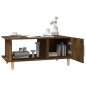 vidaXL Tavolino da Salotto Rovere Fumo 90x50x40cm in Legno Multistrato