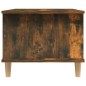 vidaXL Tavolino da Salotto Rovere Fumo 90x50x40cm in Legno Multistrato