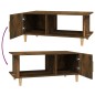 vidaXL Tavolino da Salotto Rovere Fumo 90x50x40cm in Legno Multistrato