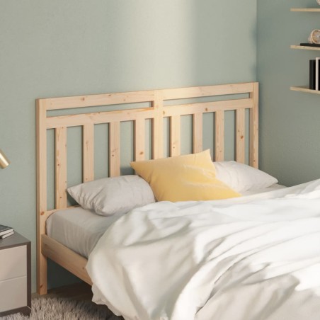 vidaXL Testiera per Letto 126x4x100 cm in Legno Massello di Pino