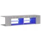 vidaXL Mobile Porta TV con Luci LED Grigio Sonoma 135x39x30 cm vidaXL Mobile Porta TV con Luci LED Grigio Sonoma 135x39x30 cm