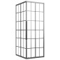 Cabina Doccia ESG Smerigliato 80x70x180 cm Nera Cabina Doccia ESG Smerigliato 80x70x180 cm Nera
