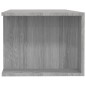 vidaXL Mobile Porta TV con Luci LED Grigio Sonoma 135x39x30 cm vidaXL Mobile Porta TV con Luci LED Grigio Sonoma 135x39x30 cm