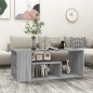 vidaXL Tavolino da Salotto grigio sonoma 100x50x40cm Legno Multistrato vidaXL Tavolino da Salotto grigio sonoma 100x50x40cm Legno Multistrato