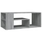 vidaXL Tavolino da Salotto grigio sonoma 100x50x40cm Legno Multistrato vidaXL Tavolino da Salotto grigio sonoma 100x50x40cm Legno Multistrato