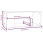 vidaXL Tavolino da Salotto grigio sonoma 100x50x40cm Legno Multistrato vidaXL Tavolino da Salotto grigio sonoma 100x50x40cm Legno Multistrato