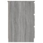 Scrivania Grigio Sonoma 140x50x77 cm in Legno Multistrato