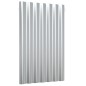 Pannelli Tetto 36pz Acciaio Verniciato Polvere Argento 60x36 cm Pannelli Tetto 36pz Acciaio Verniciato Polvere Argento 60x36 cm
